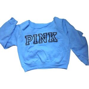 PINK Victoria's Secret Sky Blue Sweatshirt